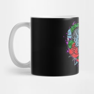 Skull and Roses Mug